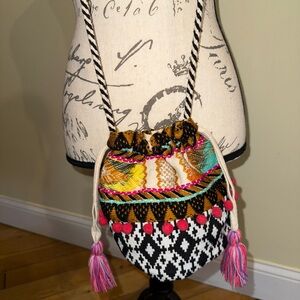 Boho Chic Multicolor Crossbody Bag